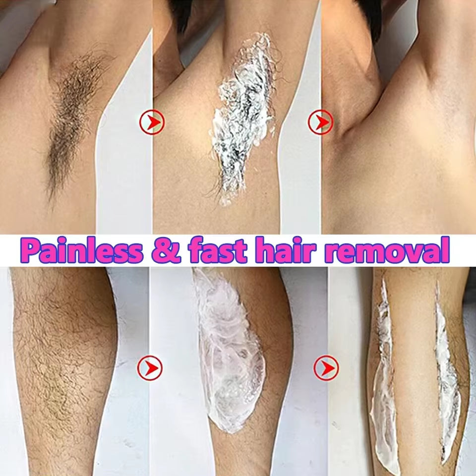 SmoothSilk Painless Hair Removal Cream – Fast, Gentle & Whitening Formula for Lip, Underarm & Sensitive Skin